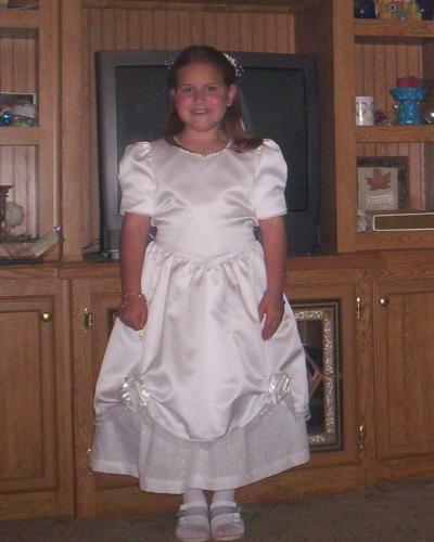 Charley before her Communion